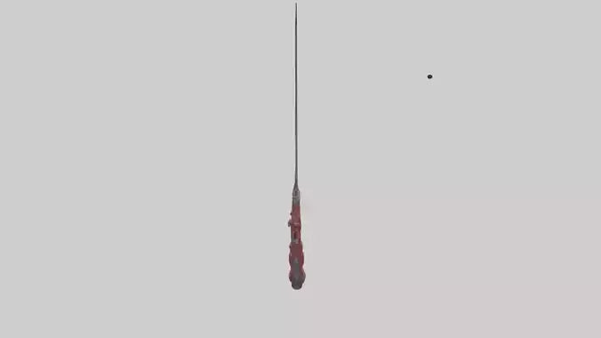 Ruby Dagger model VR / AR / low-poly