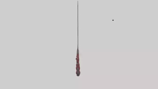 Ruby Dagger model VR / AR / low-poly