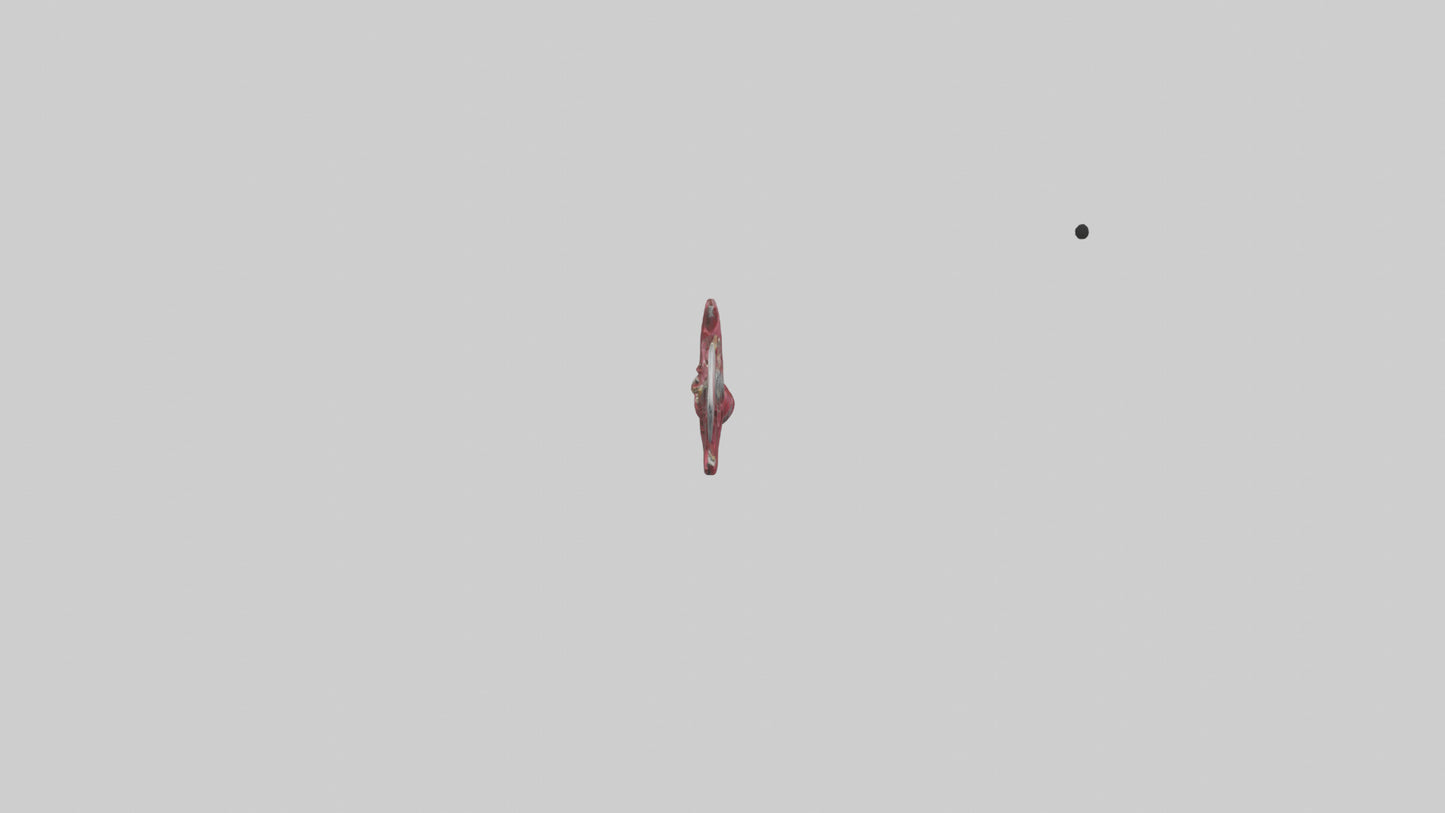 Ruby Dagger model VR / AR / low-poly