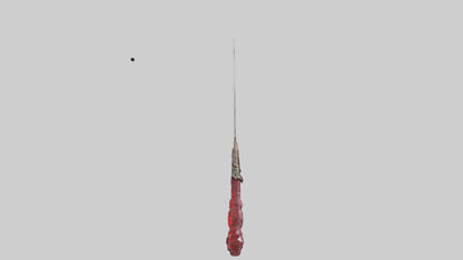Ruby Dagger model VR / AR / low-poly