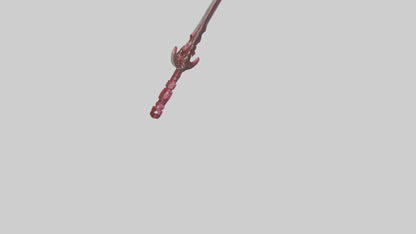 Ruby Dagger model VR / AR / low-poly