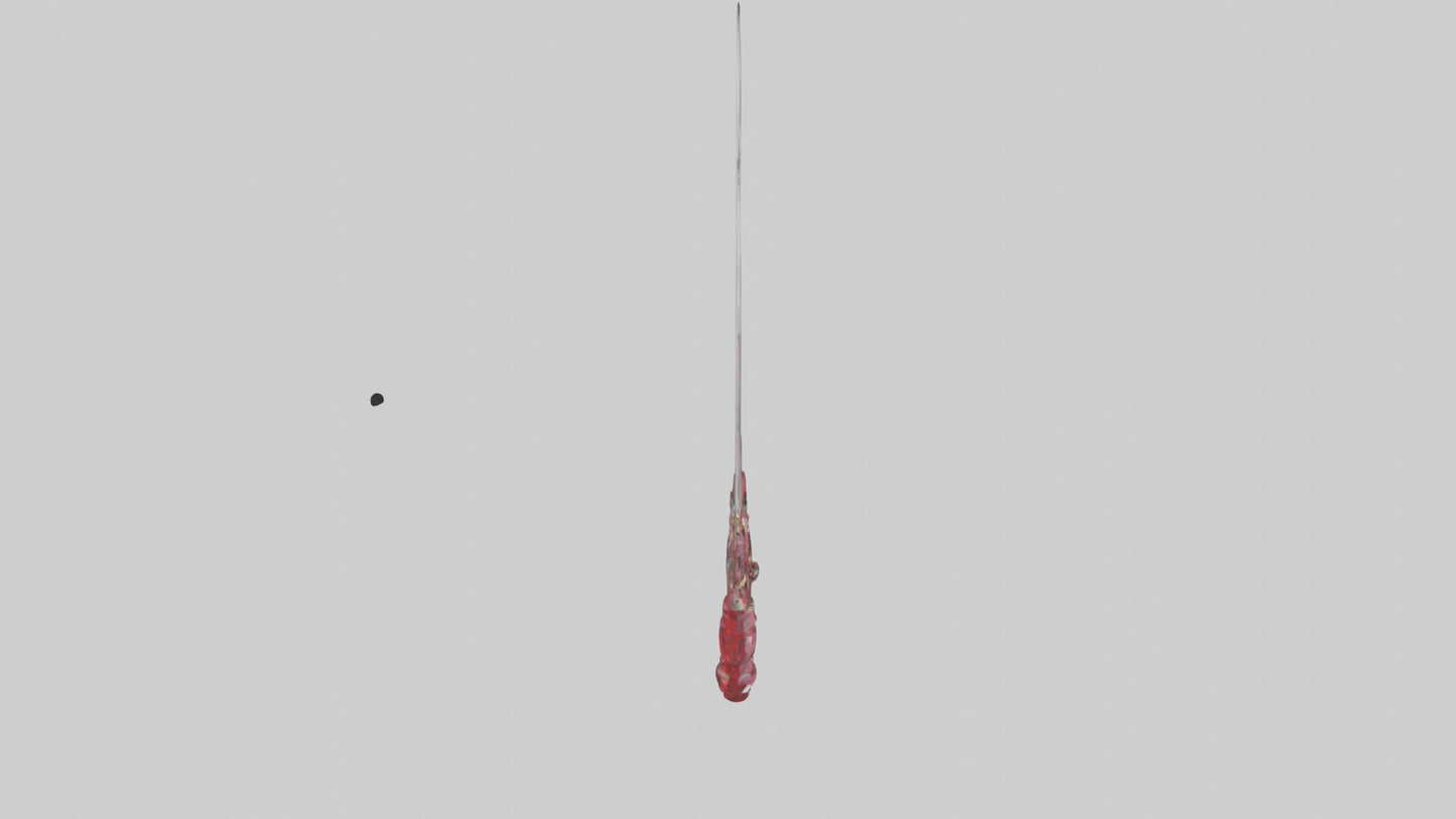 Ruby Dagger model VR / AR / low-poly