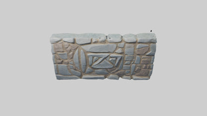 3D model Rune Stone model VR / AR / low-poly