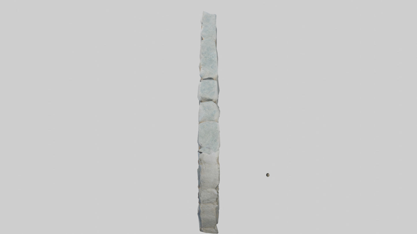 3D model Rune Stone model VR / AR / low-poly