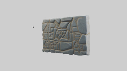 3D model Rune Stone model VR / AR / low-poly