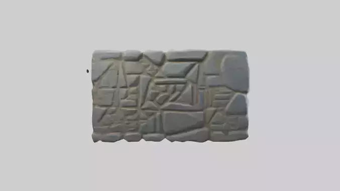 3D model Rune Stone model VR / AR / low-poly