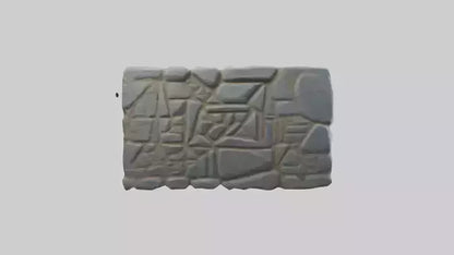 3D model Rune Stone model VR / AR / low-poly