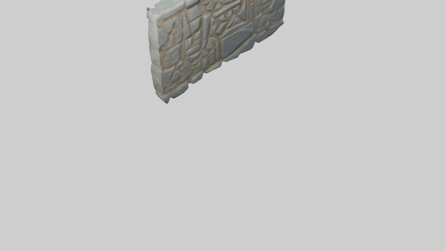 3D model Rune Stone model VR / AR / low-poly