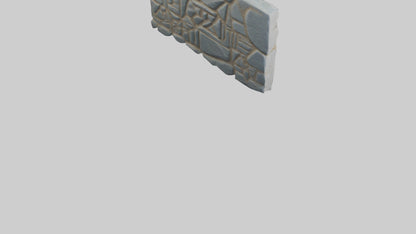 3D model Rune Stone model VR / AR / low-poly