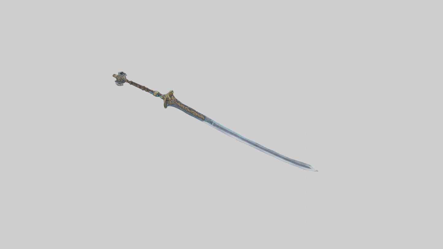 3D model Rune Sword model VR / AR / low-poly