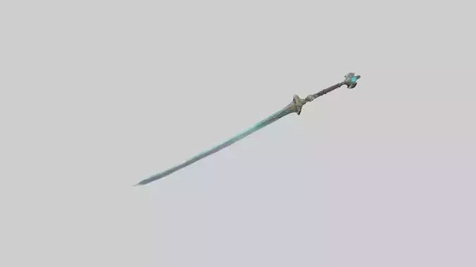 3D model Rune Sword model VR / AR / low-poly
