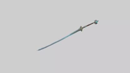 3D model Rune Sword model VR / AR / low-poly