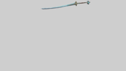 3D model Rune Sword model VR / AR / low-poly