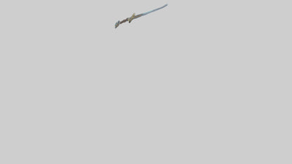 3D model Rune Sword model VR / AR / low-poly