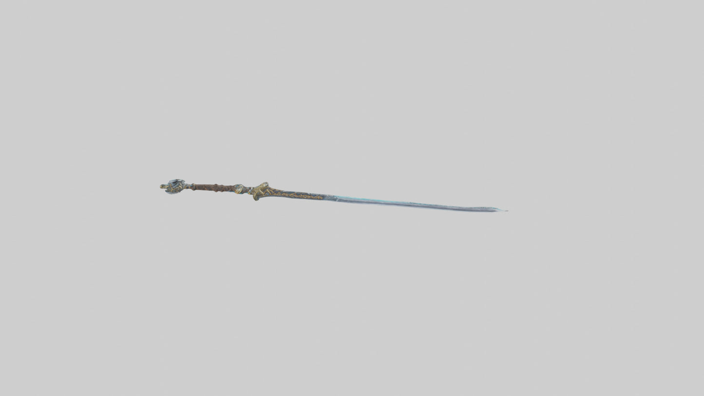 3D model Rune Sword model VR / AR / low-poly