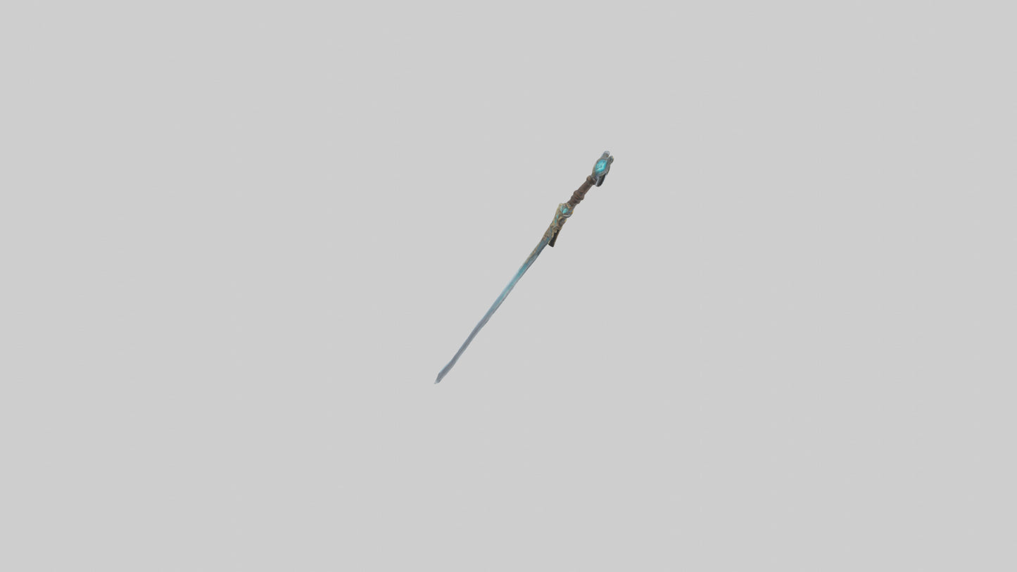 3D model Rune Sword model VR / AR / low-poly
