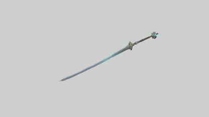 3D model Rune Sword model VR / AR / low-poly