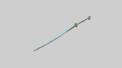 3D model Rune Sword model VR / AR / low-poly