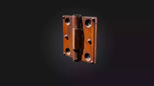 3D model Rusted Door Hinge VR / AR / low-poly