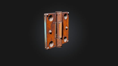 3D model Rusted Door Hinge VR / AR / low-poly