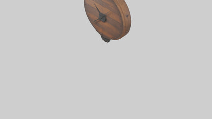 Rustic clock model 3D model