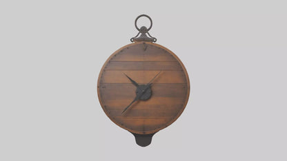 Rustic clock model 3D model