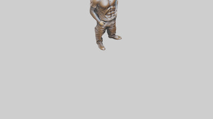 3D model Ryan Reynolds statue model VR / AR / low-poly