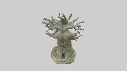 3D model Sacred Tree Guardian statue model VR / AR / low-poly