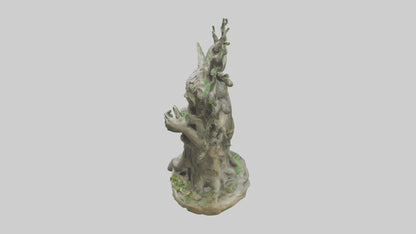 3D model Sacred Tree Guardian statue model VR / AR / low-poly