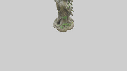 3D model Sacred Tree Guardian statue model VR / AR / low-poly