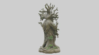 3D model Sacred Tree Guardian statue model VR / AR / low-poly