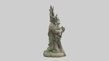 3D model Sacred Tree Guardian statue model VR / AR / low-poly