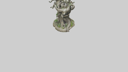 3D model Sacred Tree Guardian statue model VR / AR / low-poly