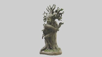 3D model Sacred Tree Guardian statue model VR / AR / low-poly