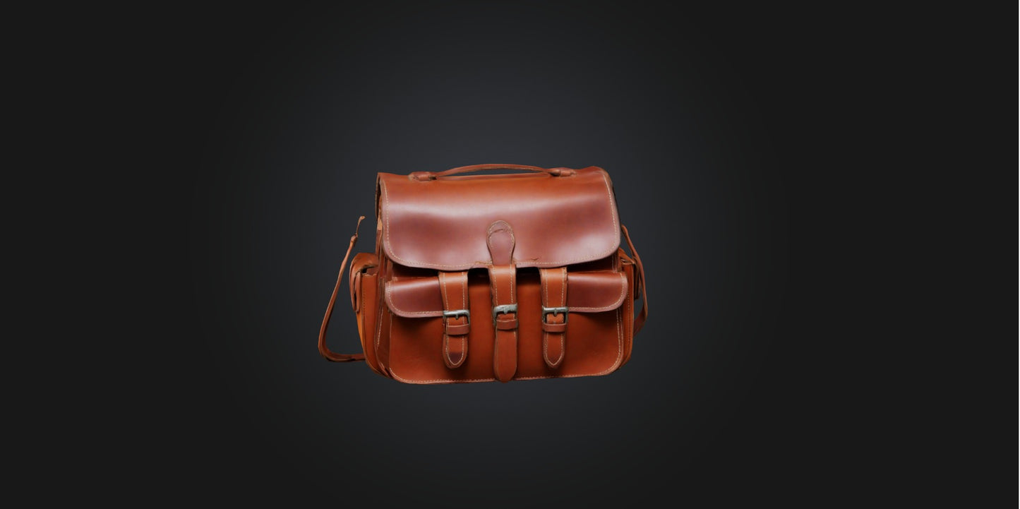 3D model Saddle bag VR / AR / low-poly