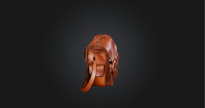 3D model Saddle bag VR / AR / low-poly