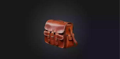 3D model Saddle bag VR / AR / low-poly
