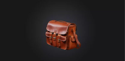 3D model Saddle bag VR / AR / low-poly