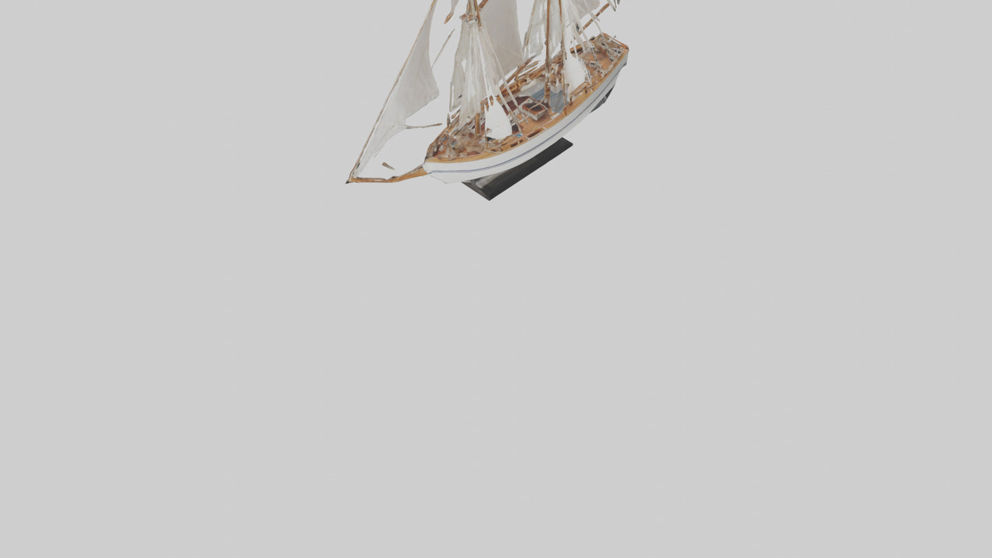 3D model Sailing Boat model VR / AR / low-poly