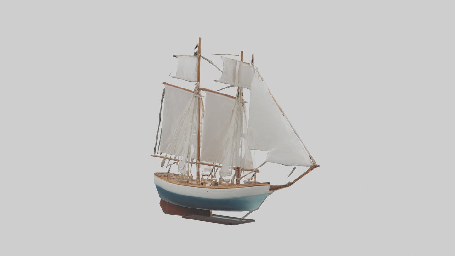 3D model Sailing Boat model VR / AR / low-poly