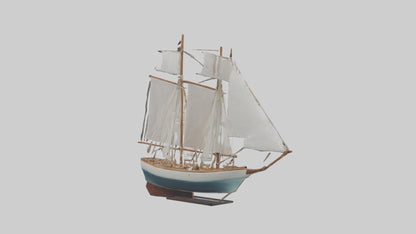 3D model Sailing Boat model VR / AR / low-poly
