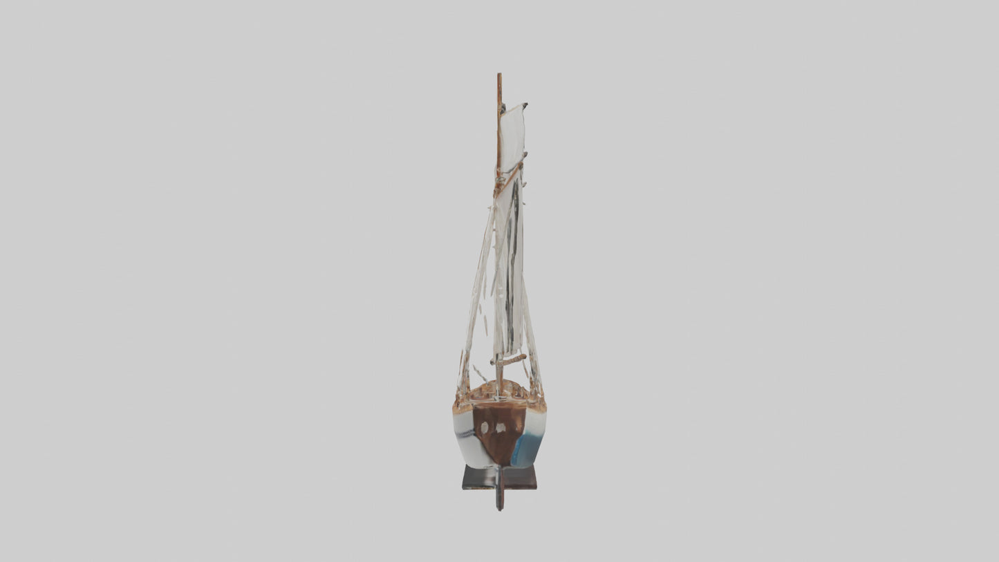 3D model Sailing Boat model VR / AR / low-poly
