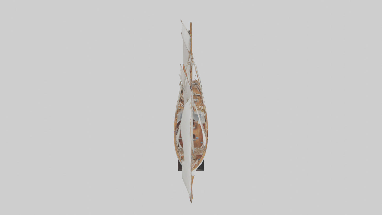 3D model Sailing Boat model VR / AR / low-poly