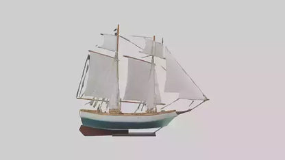 3D model Sailing Boat model VR / AR / low-poly