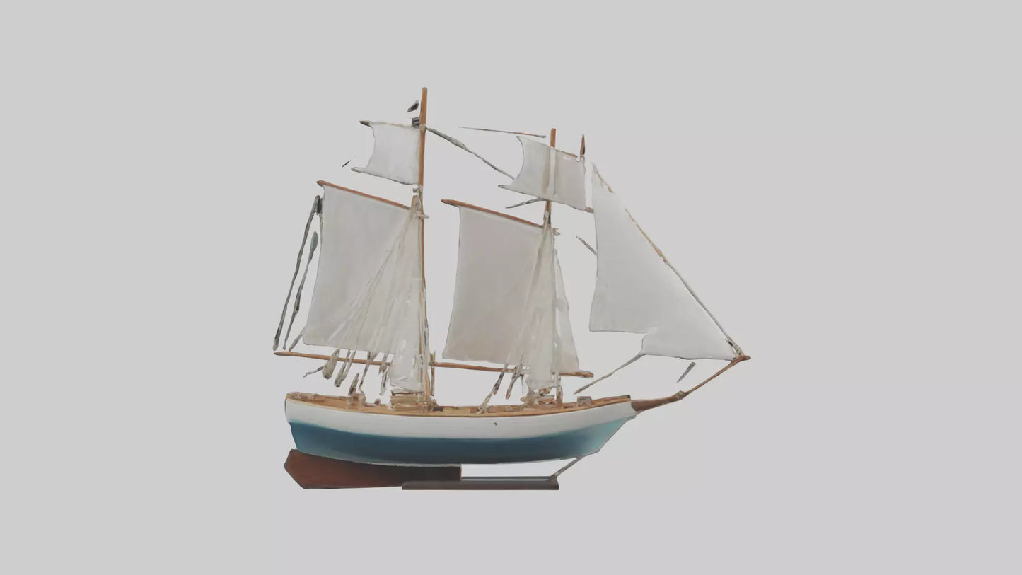 3D model Sailing Boat model VR / AR / low-poly