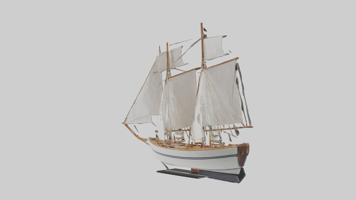 3D model Sailing Boat model VR / AR / low-poly