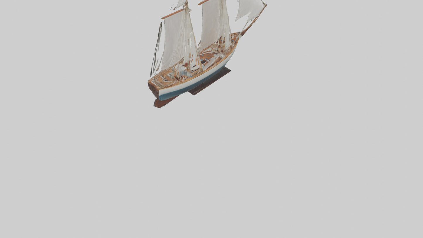 3D model Sailing Boat model VR / AR / low-poly