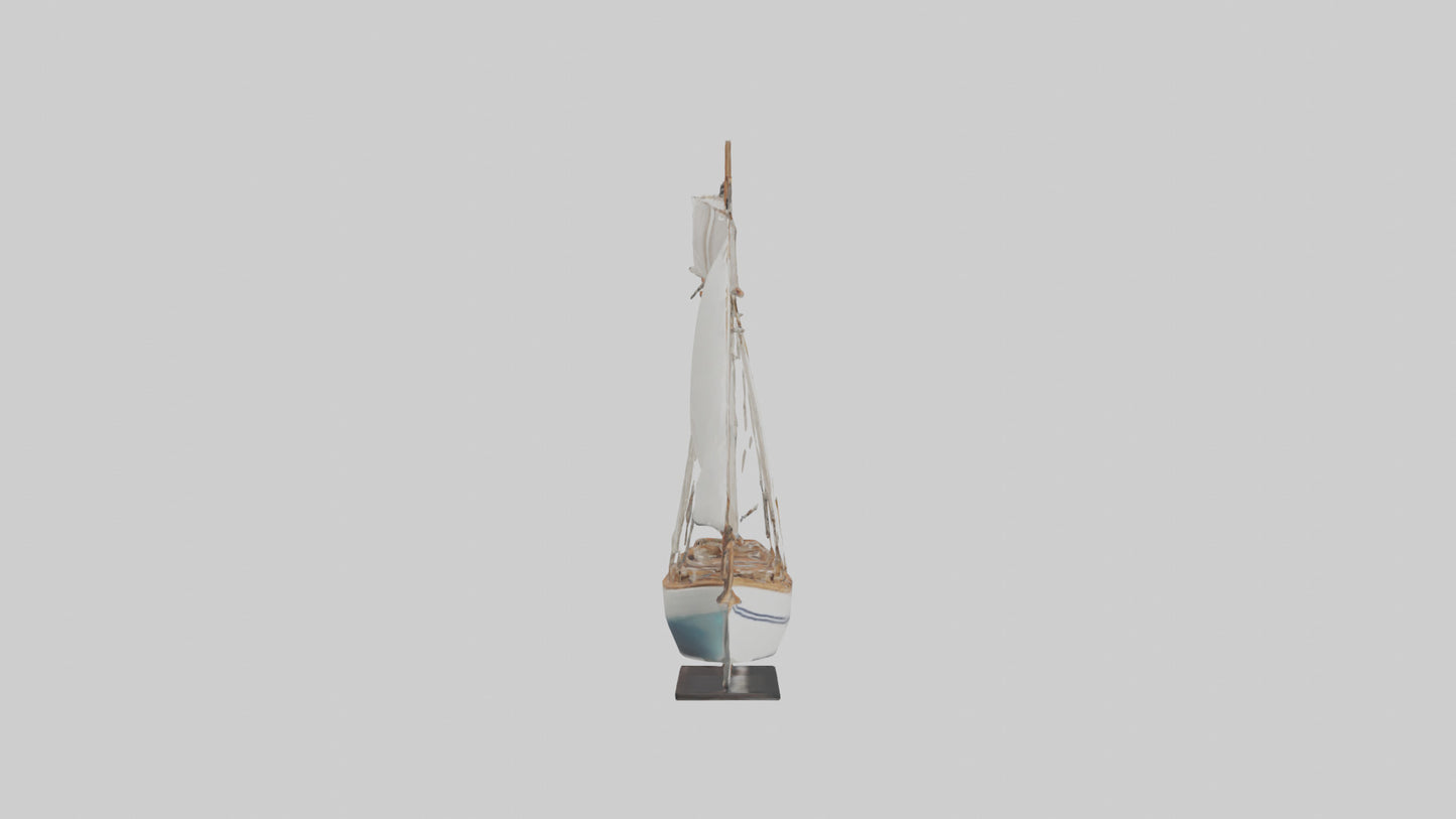 3D model Sailing Boat model VR / AR / low-poly
