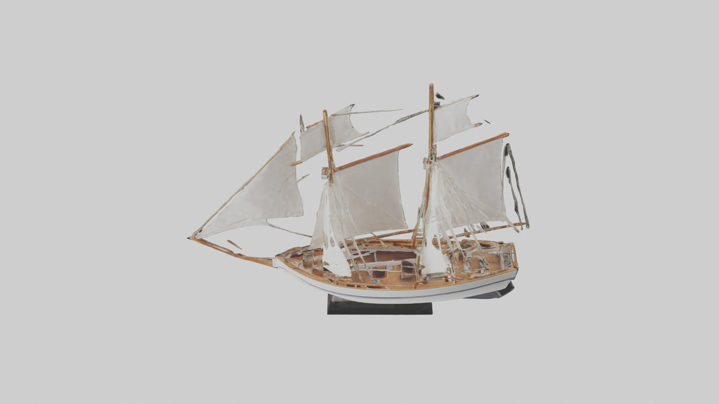 3D model Sailing Boat model VR / AR / low-poly