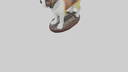 3D model Saint Bernard statue model VR / AR / low-poly